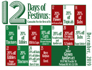 12 Days of Festivus Deals at Home Grown Apothecary