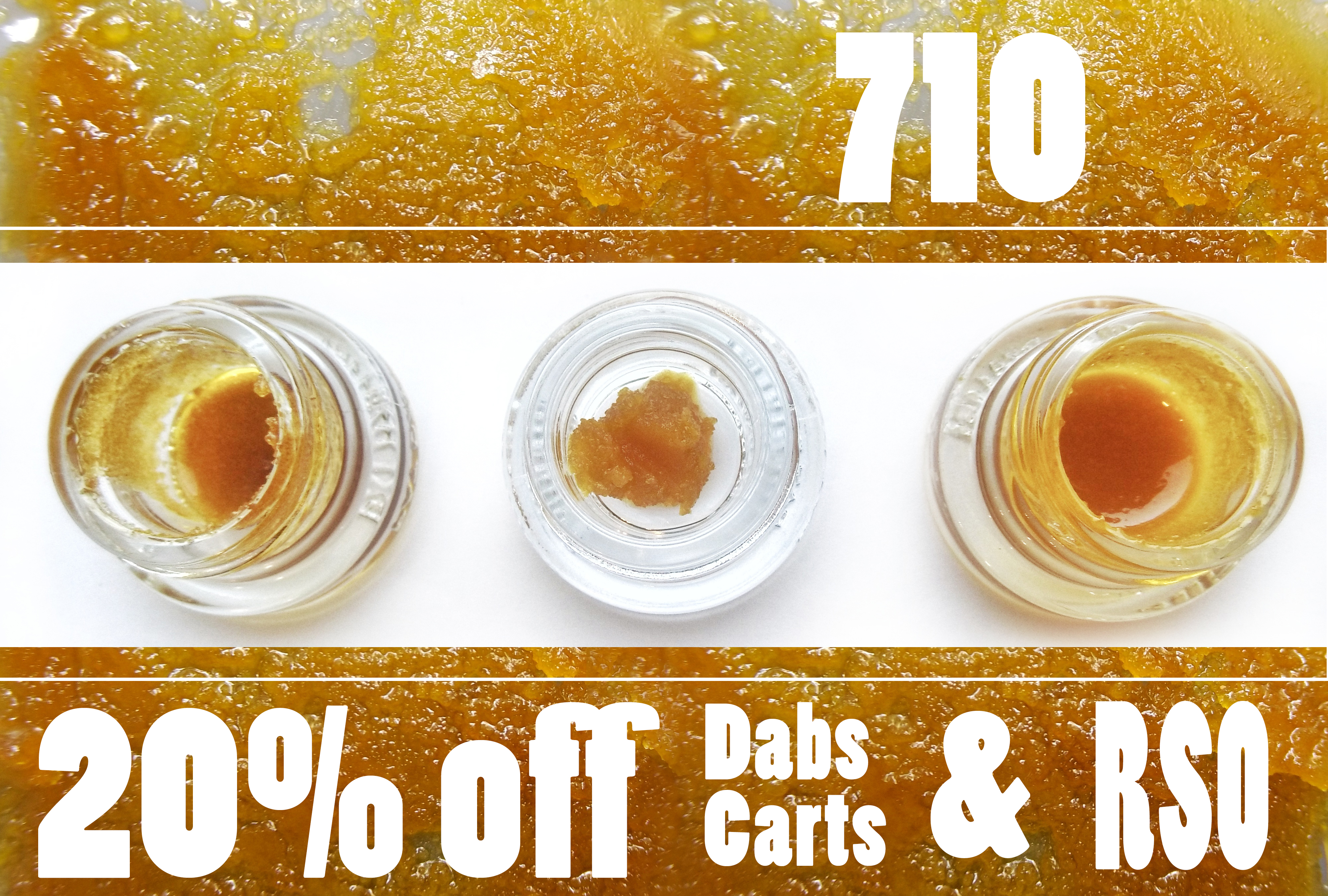 710 national Oil Day deals on dabs at cartridges at Home Grown Apothecary