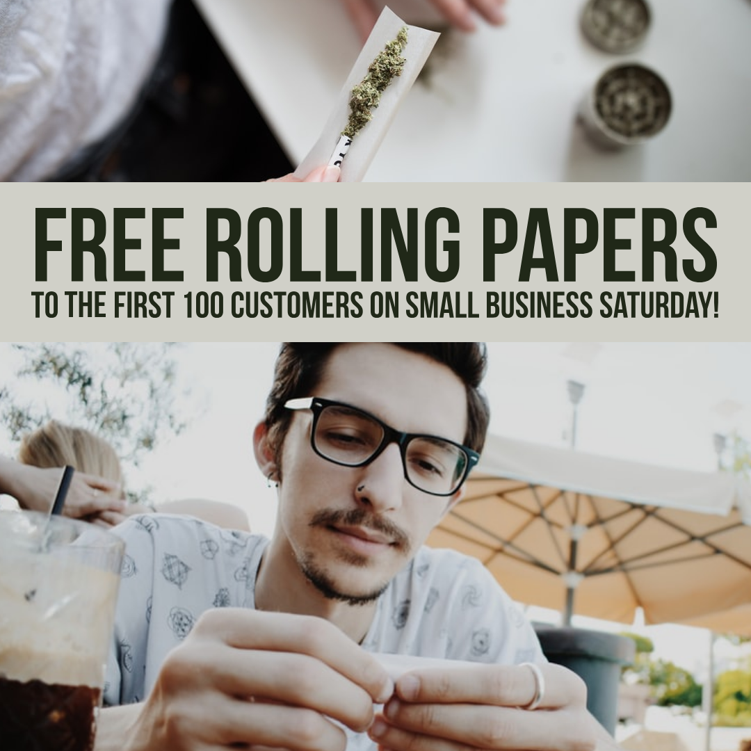 Free Rolling Papers for Small Business Saturday
