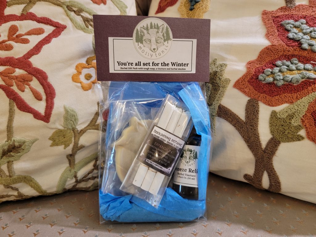 All Set for Winter- Tinctures, Teas, and Soaps Gift Package by Mossy Tonic