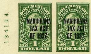 Anslinger Mariguana Stamp Tax Act 1937