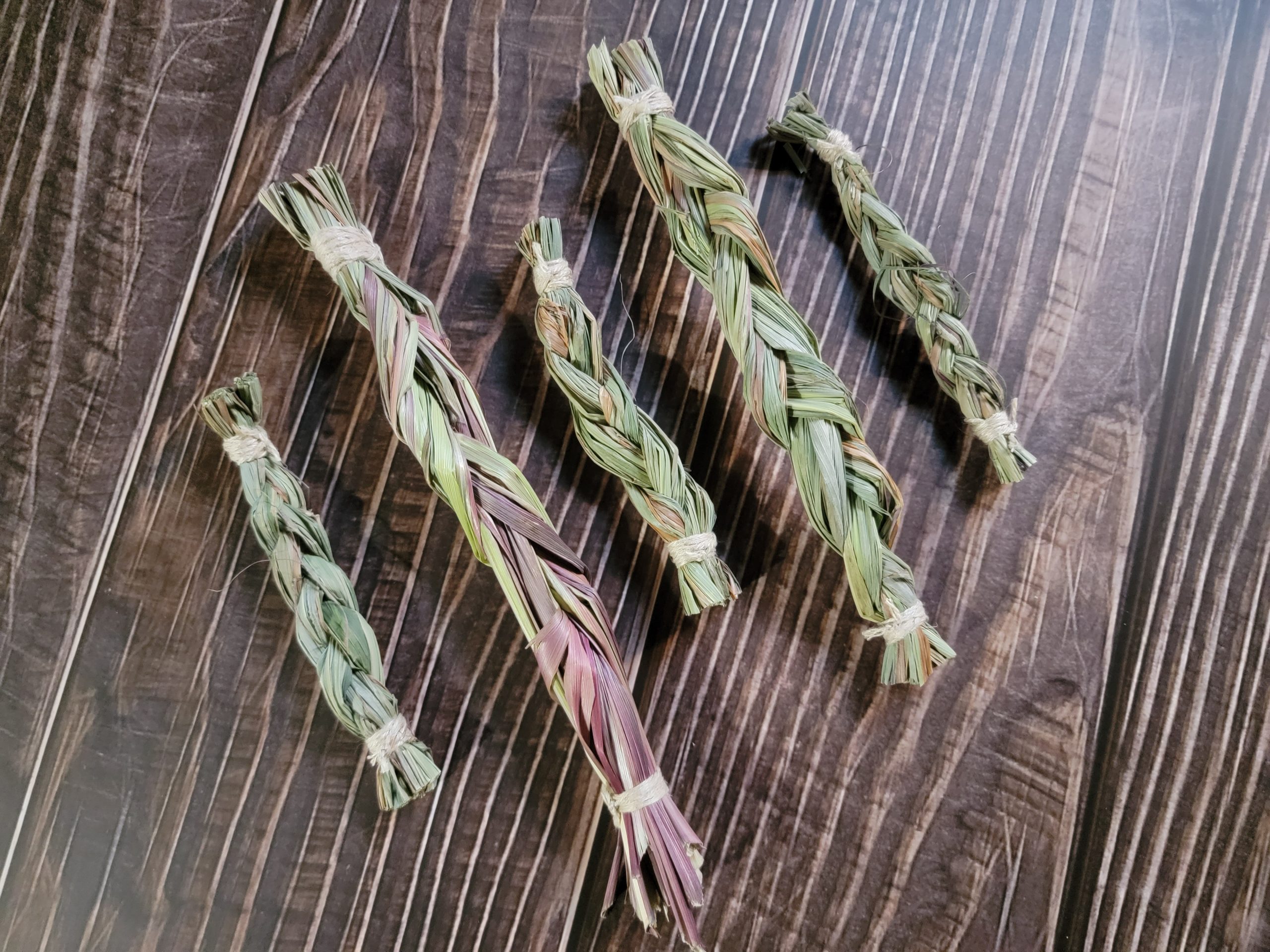 Lemongrass Braids Smudge Sticks by Andilions Garden