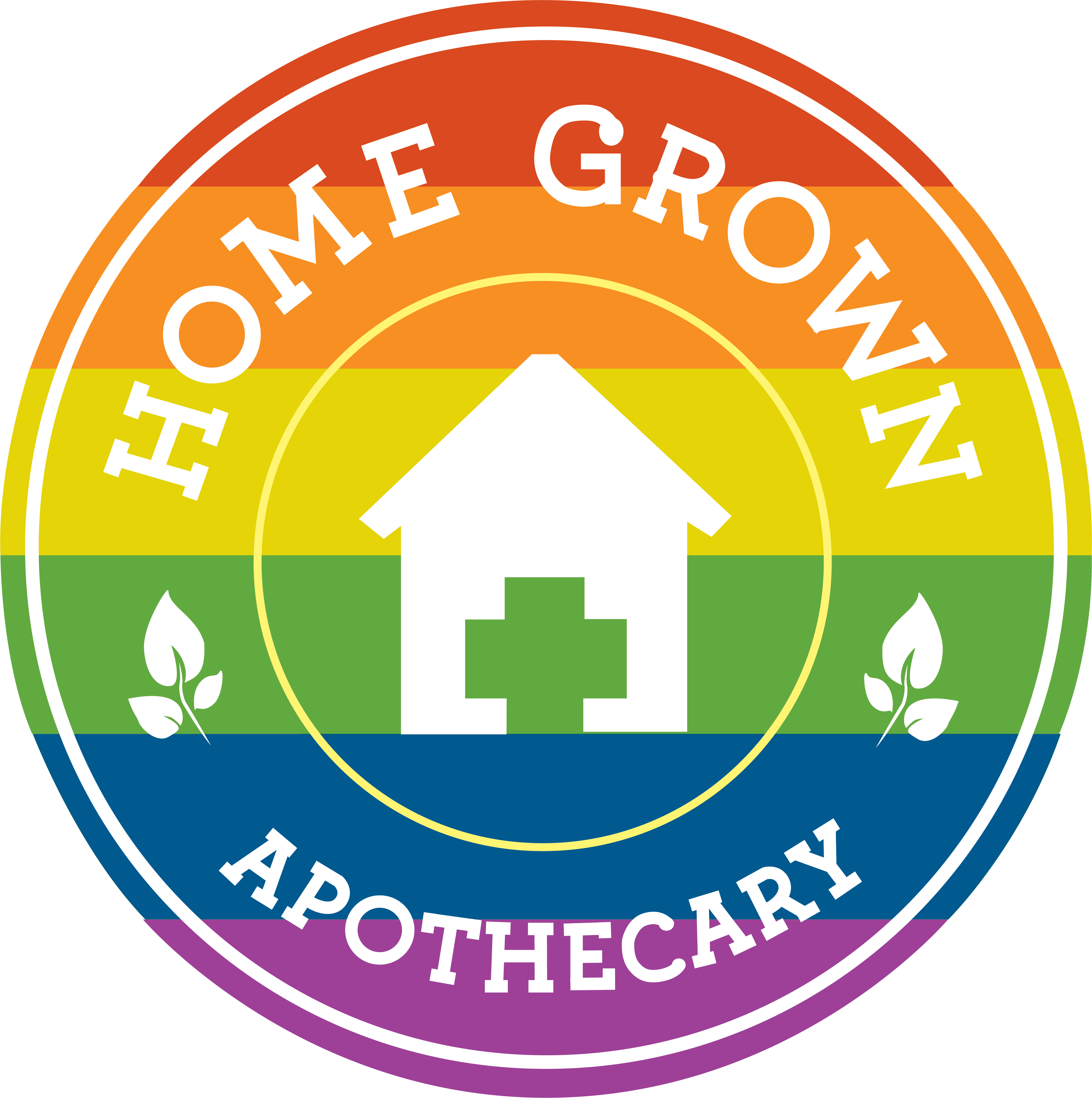 Home Grown Apothecary Pride Logo
